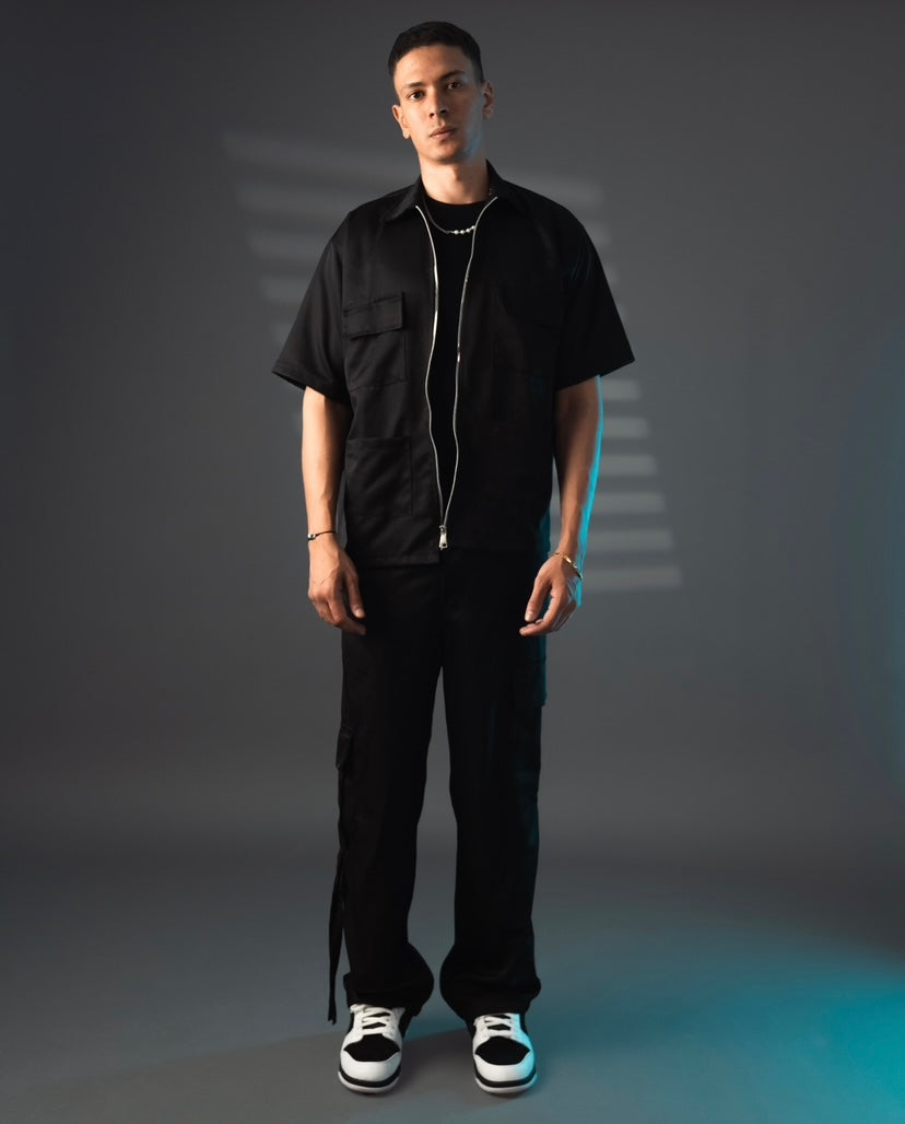 Urban Breeze Overshirt - Black